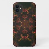 Psychedelic Hippie Black Red en Oranje Case-Mate iPhone Case (Achterkant)