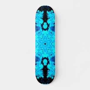 Psychedelic Hippie Blue en Black Skateboard