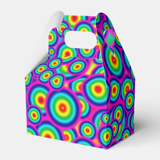 Psychedelic Hippie Favor Boxes Bedankdoosjes