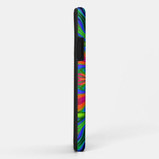 Psychedelic Hippie Flower Rainbow Case-Mate iPhone Case (Achterkant/rechts)