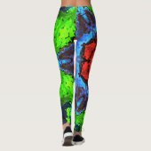Psychedelic Hippie Leggings (Achterkant)