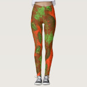 Psychedelic Hippie Leggings (Voorkant)