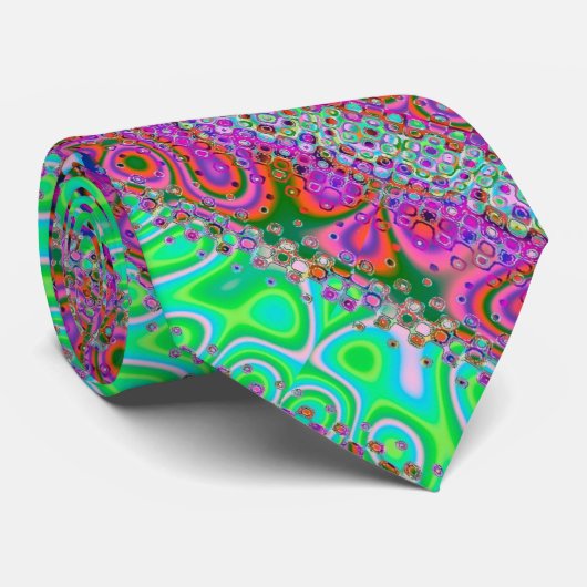 Psychedelic Hippy Super cravate de mode (Roulé)