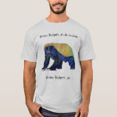 Psychedelic Honey Badger Funny Animal Art Slogan T-shirt (Voorkant)