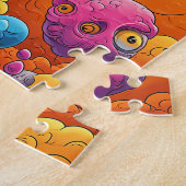 Psychedelic Horror Face Legpuzzel (Zijkant)