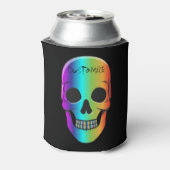 Psychedelic Human Skull Thunder_Cove Blikjeskoeler (Blikje Achterkant)