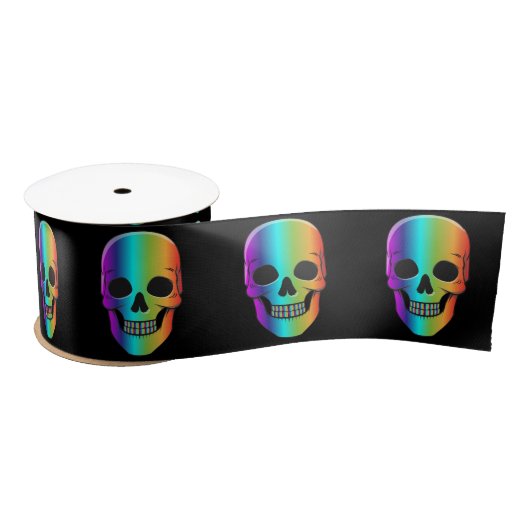 Psychedelic Human Skull Thunder_Cove Lint (Spoel)