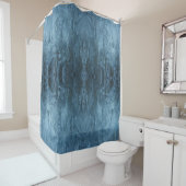 Psychedelic Ice-patroon Douchegordijn (In situ)