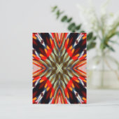 Psychedelic Illusion Abstract Briefkaart (Staand voorkant)