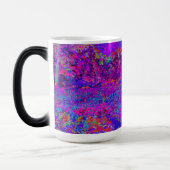 Psychedelic Impressionistisch Paars landschap Magische Mok (Links)