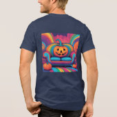 Psychedelic Jack O Lantern Sofa T-shirt (Achterkant)
