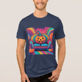 Psychedelic Jack O Lantern Sofa T-shirt (Voorkant)
