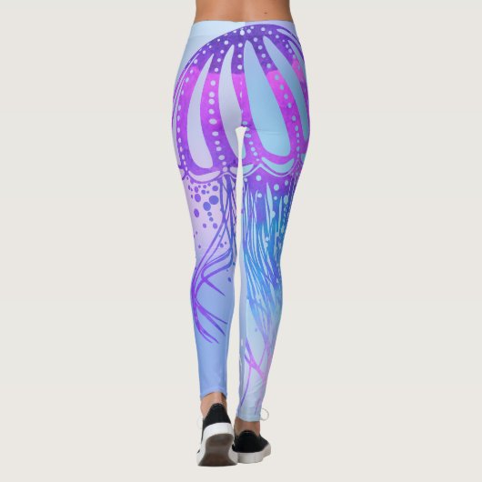 Psychedelic Jellyfish Leggings (Achterkant)