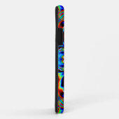 Psychedelic Kaleidoscope Blue Red en Green Case-Mate iPhone Case (Achterkant/rechts)