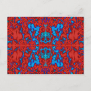 Psychedelic kaleidoscope briefkaart