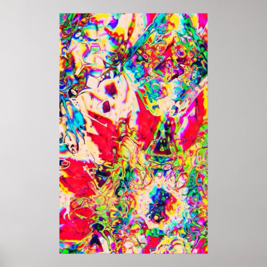 Psychedelic Kaleidoscope Poster (Devant)