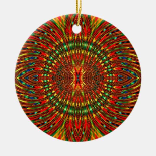 Psychedelic Keramisch Ornament (Voorkant)