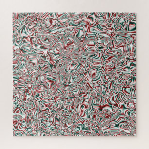 Psychedelic Kerstmis Legpuzzel