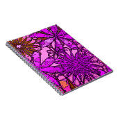 Psychedelic-laptop met ventilatorvermogen notitieboek (Rechterzijde)