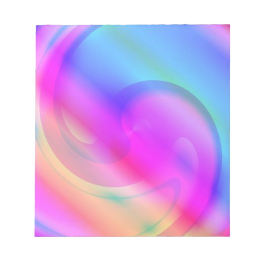 Psychedelic-laptop Notitieblok (Voorkant)