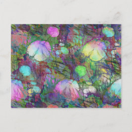 Psychedelic Lily Pad Light Show Briefkaart