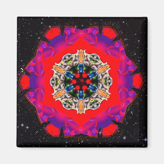 Psychedelic Magnet Magneet (Voorkant)