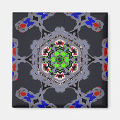 Psychedelic Magnet Magneet (Voorkant)