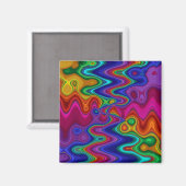 Psychedelic Magnet Magneet (Voorkant / Achterkant)
