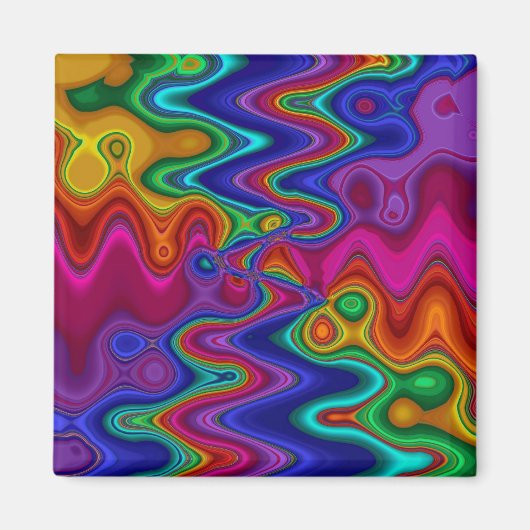 Psychedelic Magnet Magneet (Voorkant)