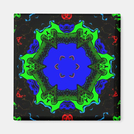 Psychedelic Magnet Magneet (Voorkant)