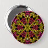 Psychedelic Mandala #05 Button (Voorkant /achterkant)