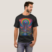Psychedelic Mannen T-shirt (Voorkant volledig)