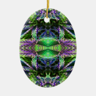 Psychedelic Marijuana Keramisch Ornament