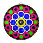 Psychedelic Modern Persian Rug Pattern Dartbord (Voorkant)