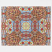 Psychedelic Money Mandala Satin Fleece Deken (Voorkant (Horizontaal))
