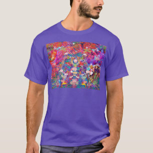 Psychedelic Moody Floral Wallpaper T-shirt