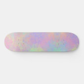 Psychedelic Mottled Pastel Skateboard (Horizontaal)