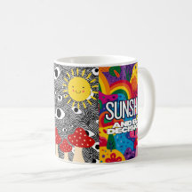 Psychedelic Mug - Colorful Trippy Coffee Cup