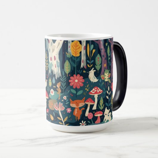 psychedelic mug design magische mok (Voorkant rechts)
