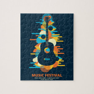 Psychedelic Music Concert Legpuzzel
