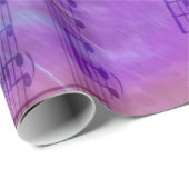 Psychedelic Musical Notes Cadeaupapier (Rol Hoek)