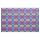 Psychedelic Musical Notes Stof (Yard (91,4 cm))