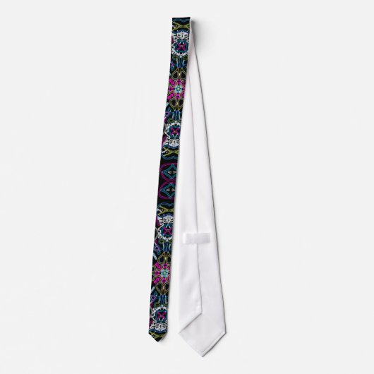 Psychedelic Necktie Stropdas (Achterkant)