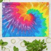 Psychedelic Neon Stropdas-Dye Theedoek (Gevouwen)