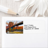 Psychedelic NYC: Brooklyn Bridge #1 Etiket (Insitu)