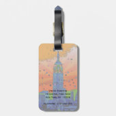 Psychedelic NYC: ESB #3 Bagagelabel (Achterkant verticaal)