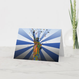 Psychedelic NYC: Vrijheidsbeeld 2 Kaart