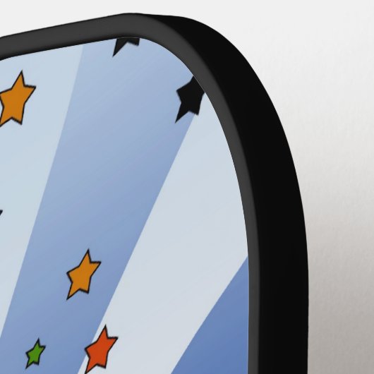 Psychedelic NYC: Vrijheidsbeeld #2 Pickleball Paddle (Links Detail)