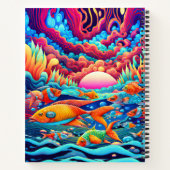 Psychedelic Ocean Notitieboek (Achterkant)