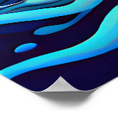 Psychedelic Ocean Poster (Hoek)